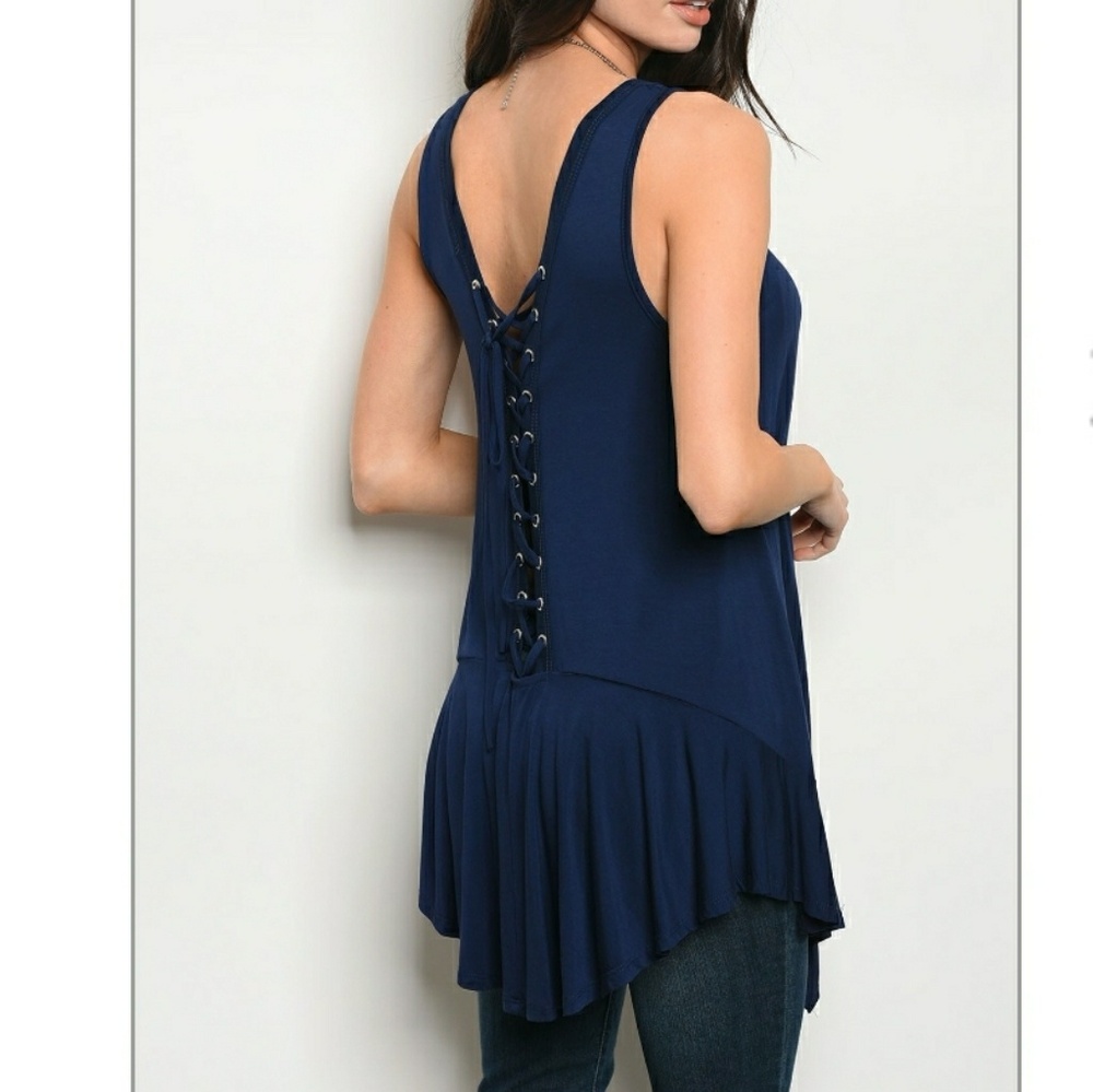 🆕Lace up tunic